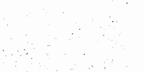 Abstract Black Grain Noise Texture with Scattered Speckles on White Background, Minimal Monochrome Grunge Dust Pattern, Distressed High Contrast Graphic Overlay Surface.