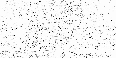 Abstract Black Grain Noise and Speckle Texture on White Background, Rough Grunge Dust Pattern with Heavy Contrast, Distressed Monochrome Surface for Graphic Design Overlays.,