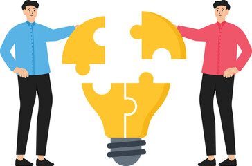 Problem solver and get solution to overcome difficulty,creativity or innovation to fix problem or trouble concept
