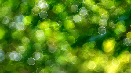 Green Bokeh Lights Abstract Background graphic design