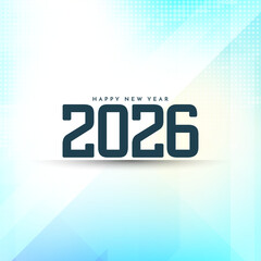 Modern Happy new year 2026 decorative background