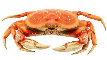 Isolated Dungeness Crab Ready for Seafood Dinner, A Delicious Crustacean Freshly Cooked