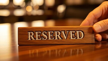 Table reservation for restaurant seating arrangements and hospitality service