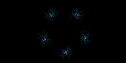 Blue concert lights vector background