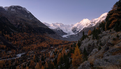 The Morteratsch Glacier And The