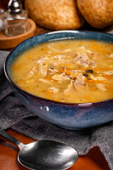 Hot tripe from chicken stomachs.
