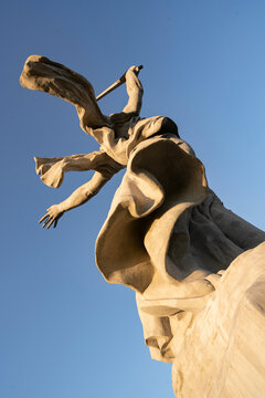 &ldquo;The Motherland is calling!&rdquo; - sculpture, monument to the &ldquo;Heroes of the Battle of Stalingrad&rdquo; on Mamayev Kurgan in Volgograd. Russia. 09.11.2023