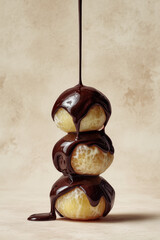 Obraz premium When Orange Meets Chocolate Sweet Happens