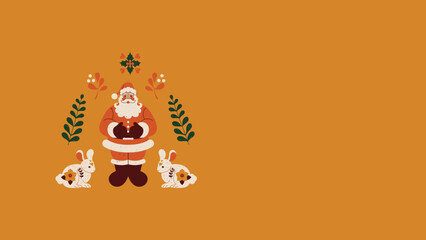  Red Green and Yellow Folksy Christmas Somber Greetings Christmas Presentation