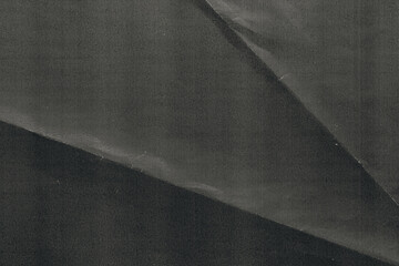 black Crumpled folded Paper Poster Photo Effect Mockup,Crumpled Paper texture overlay effec,black...