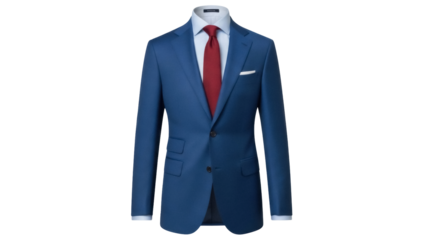 Isolated tailored suit jacket, stylish business apparel for professional dressing, modern fashion