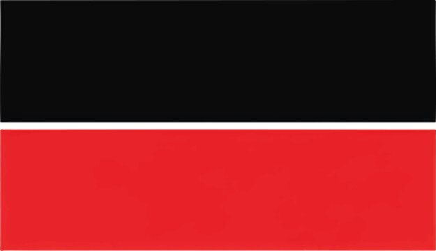 A simple image featuring a black rectangle above a red rectangle, creating a stark contrast.