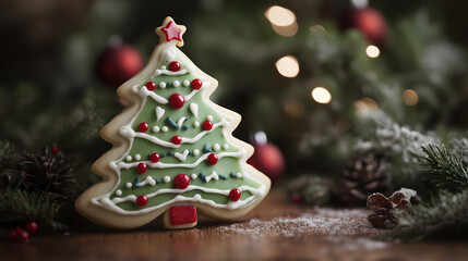 Obraz premium Christmas cookie