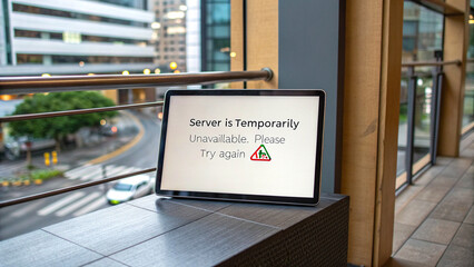 Server temporarily unavailable