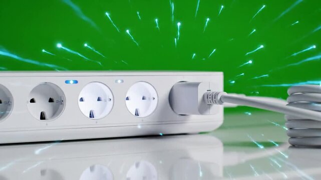 Smart Outlet Power Strip Activation with smart outlet power strip in effect videos Mission Smart Home Devices V4 (real life