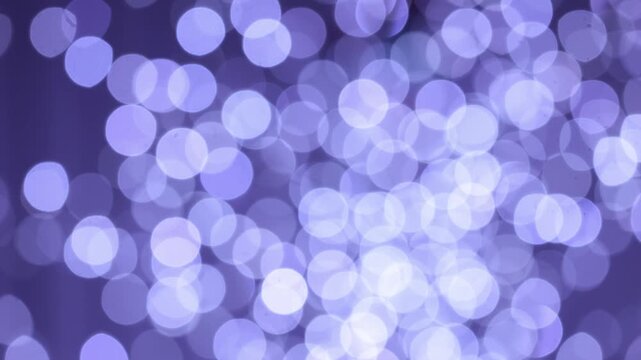 blurred Christmas Purple Bokeh Lights Background: Abstract Soft Glow and twinkling effect, none AI