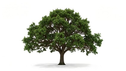 Obraz premium A majestic tree standing tall with lush green foliage 