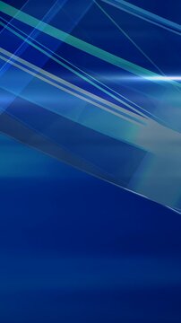 Modern Reflective Graphics Setup, Refined Blue Glass Patterns With Smooth Curves And Sharp Edges Project Corporate Excellence