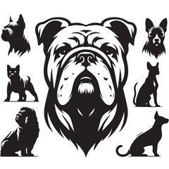 The Shape of a Good Dog  or dog silhouette