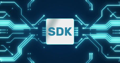 SDK - Software Development Kit on a circuit board