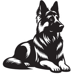 The Shape of a Good Dog  or dog silhouette