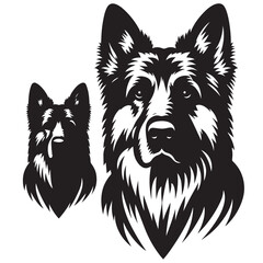 The Shape of a Good Dog  or dog silhouette