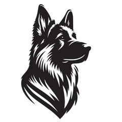 The Shape of a Good Dog  or dog silhouette