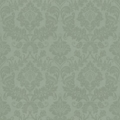 Sage Damask Fabric Texture