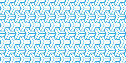 Blue Geometric Islamic Pattern on White Background geometric pattern seamless eps10.