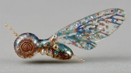 Fototapeta premium silver pendant with diamonds