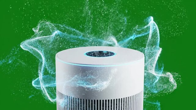 Smart Air Purifier Kitchen Glow with smart air purifier in kitchen: effect videos Mission Smart Home Devices (real life environments)