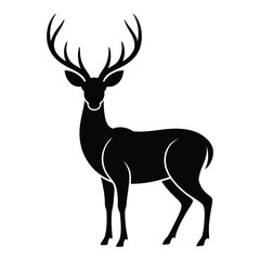 deer silhouette vector