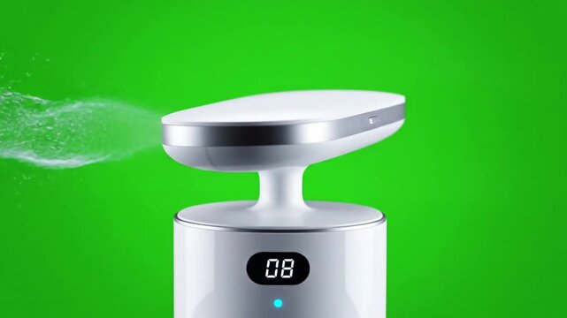 Whirlwind air motion with smart fan in hallway: fan effect videos Mission Smart Home Devices (real life environments) style featuring