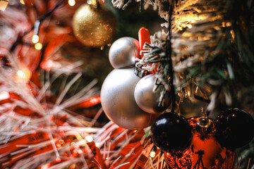 Christmas ornaments seasonal decoration photos for celebration holidays.