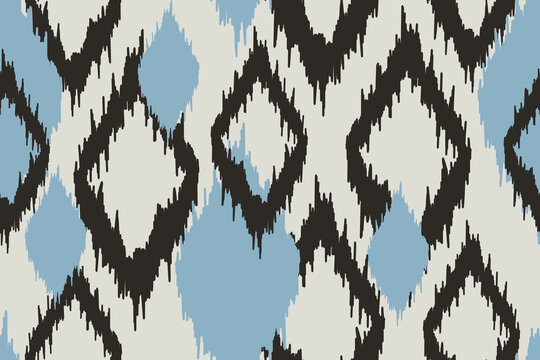 geometric ethnic vintage texture vector art design. textile fashion pattern line ikat seamless pattern and batik fabric texture asian background wallpaper geometry indian. Ethnic abstract ikat art .