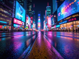 Obraz premium Times Square at Night
