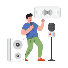 Video Streaming on Mobile PNG image on Transparent Background.