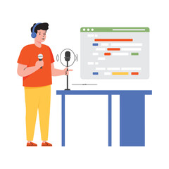 Smart coding PNG image on Transparent Background.