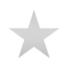 Obraz premium ​Abstract Grainy Gradient Star PNG. Single Five Pointed Star Icon with Retro Noise Texture. Trending Y2K Aesthetic Design Element for UI/Web Graphic 