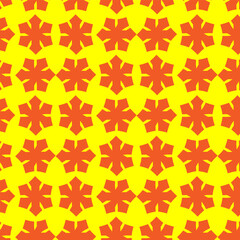 seamless pattern with stars Seamless pattern with stylized mandalas. Vector illustration.