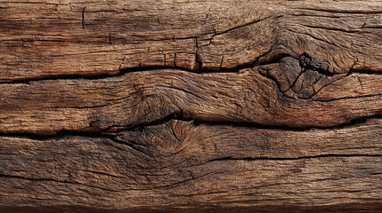 A detailed macro shot of a weathered wooden plank, highlighting the intricate texture and natural patterns of the wood