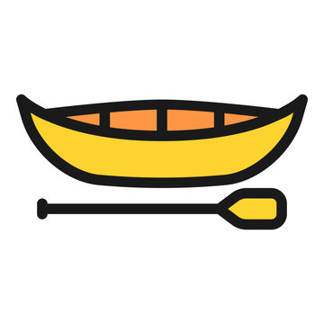 canoe or kayak icon
