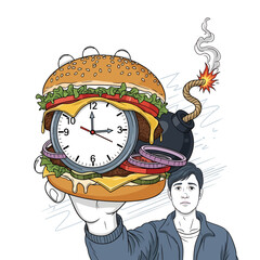 Unhealthy Lifestyle: Ticking Time Bomb Hidden Inside fast foods