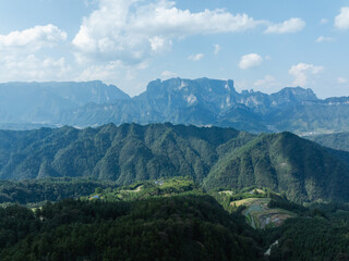 Fototapeta premium Mountains landscape in Zhangjiajie, china