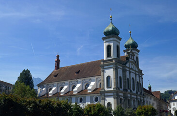 Jesuit Church of St. Franz Xavier in Lucerne, Switzerland
