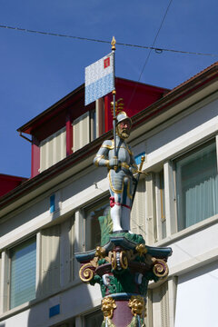 Fritschi Fountain in Lucerne