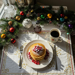 christmas dinner table