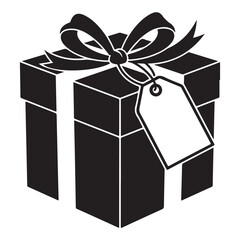  Birthday Gift box silhouette