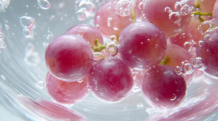 grapes in water