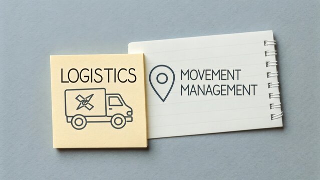 Logistics and Movement Management Icons - Powered by Adobe
